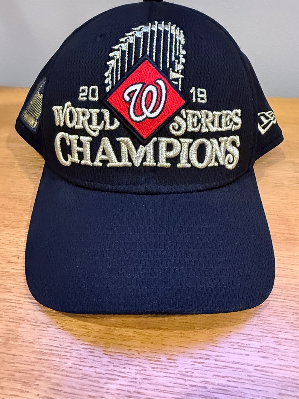 New Era Washington Nationals 2019 World Series Champions Black and Red Hat
